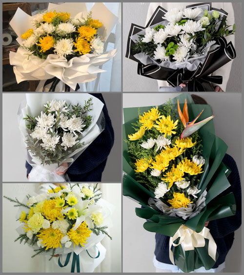 湖北武汉市新洲区潘塘街道金寨村白事花束代送